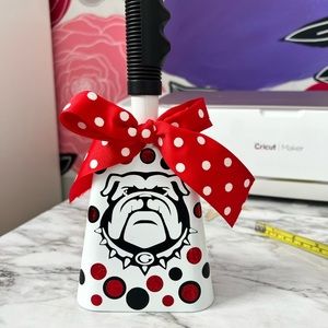 Georgia Bulldog cow bell 10”tall